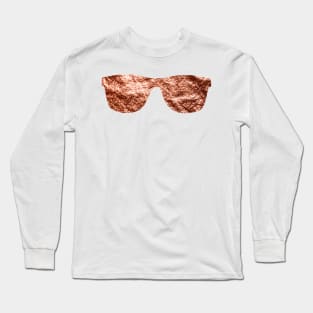 Sunglasses - rose gold foil Long Sleeve T-Shirt